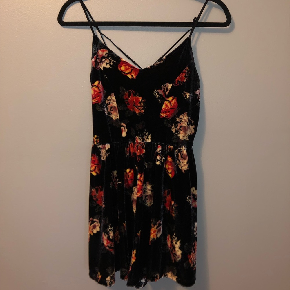 velvet romper